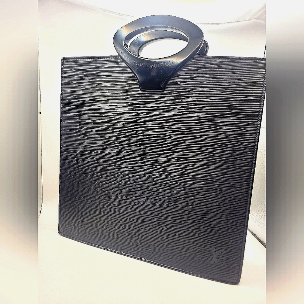 Louis Vuitton Black Epi Leather Tote